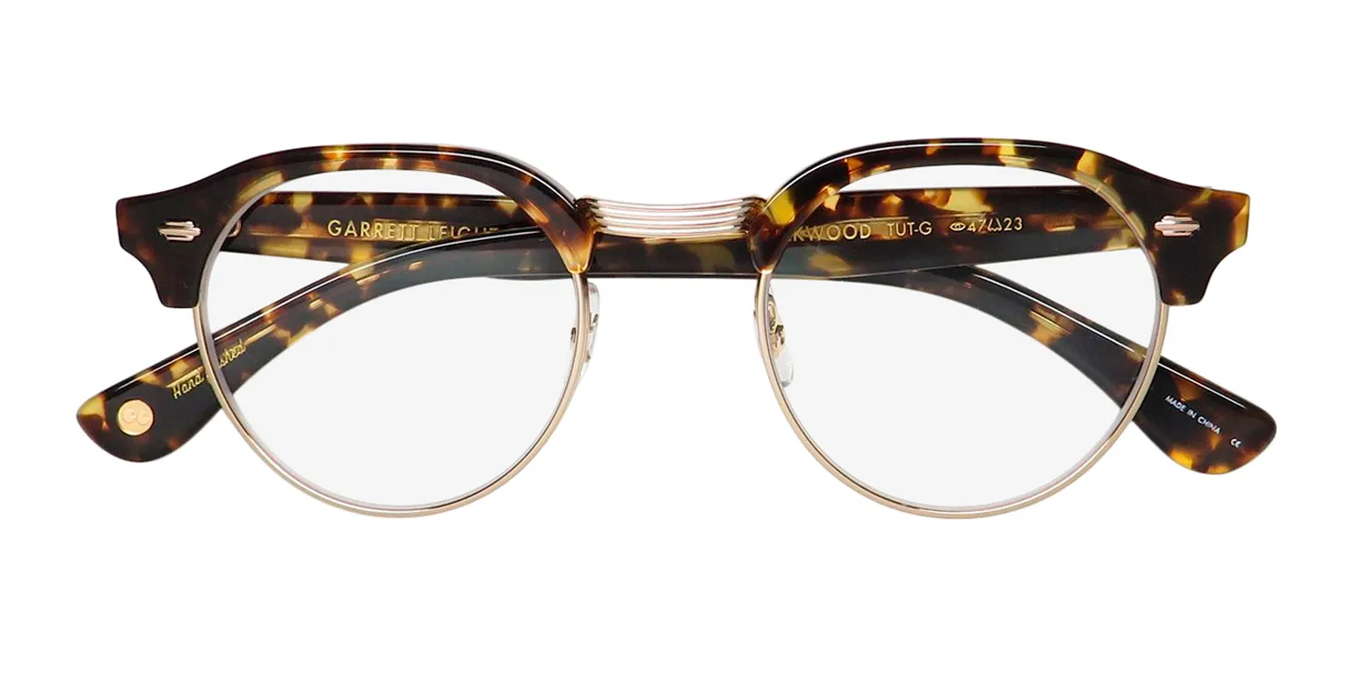 Garrett Leight Oakwood Blue Light Technology tut-g Eyeglasses Tuscan 47mm Unisex 2