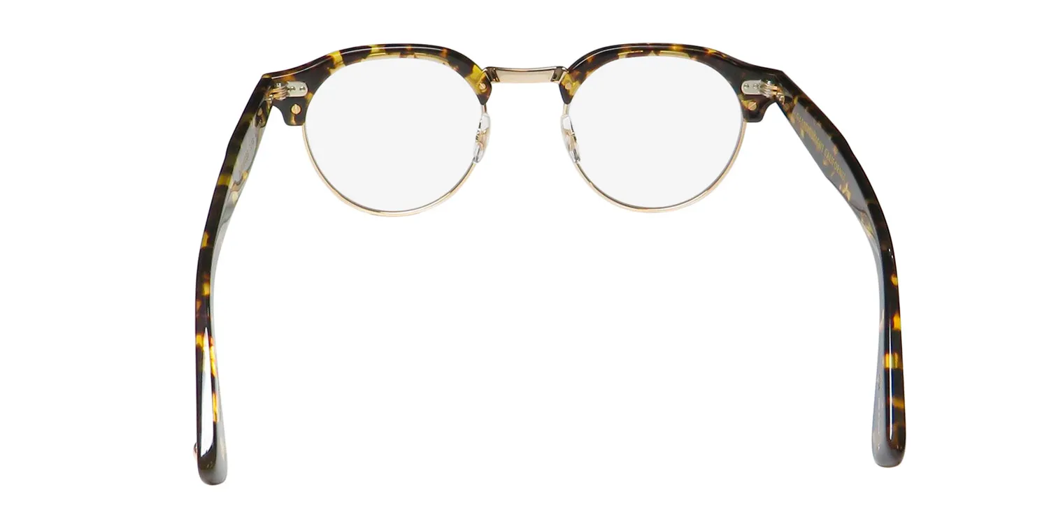 Garrett Leight Oakwood Blue Light Technology tut-g Eyeglasses Tuscan 47mm Unisex 5