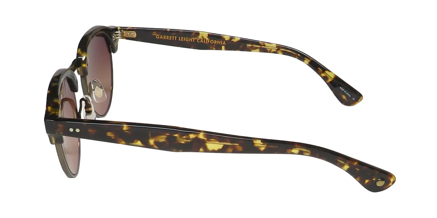 Garrett Leight Oakwood tut-bg Sunglasses Tuscan Tortoise 47mm 4