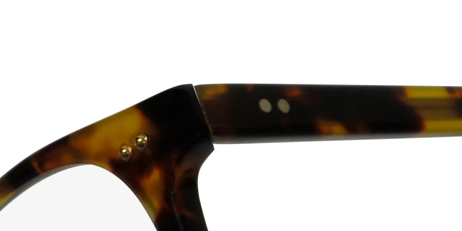 Garrett Leight Ruskin Blue Light Technology spt Eyeglasses Spotted Tortoise 48mm Unisex 6