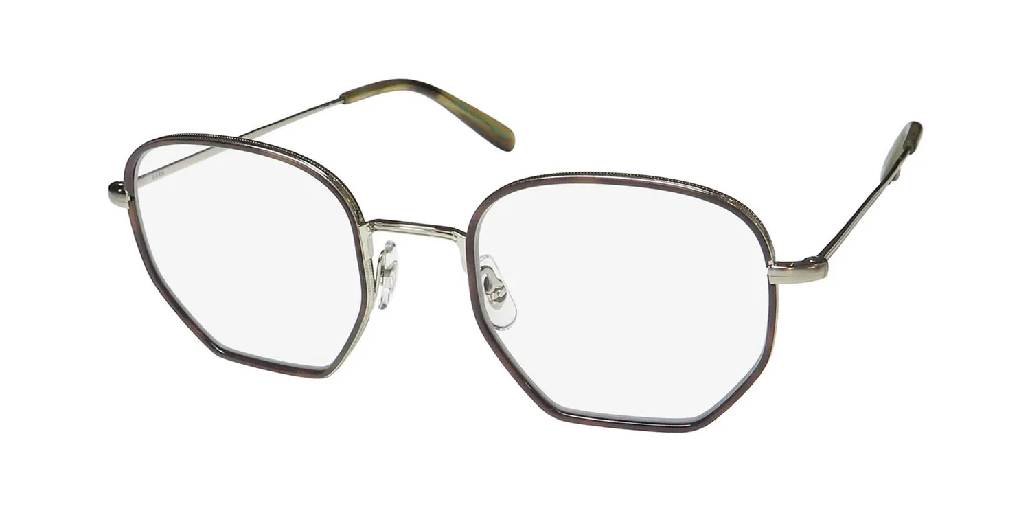 Garrett Leight Woodlawn Blue Light Technology hpto-bs-at Eyeglasses Matte Black 47mm Unisex