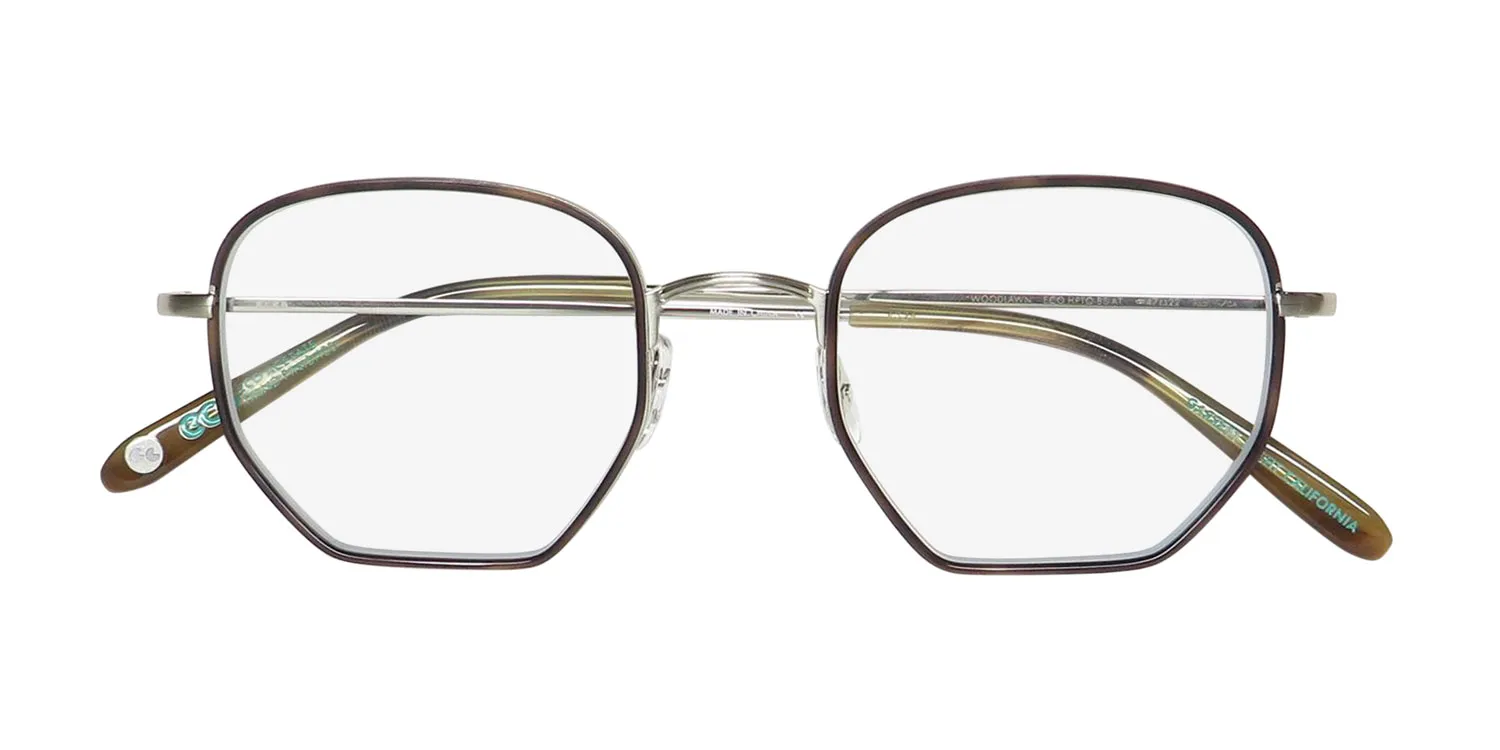Garrett Leight Woodlawn Blue Light Technology hpto-bs-at Eyeglasses Matte Black 47mm Unisex 2