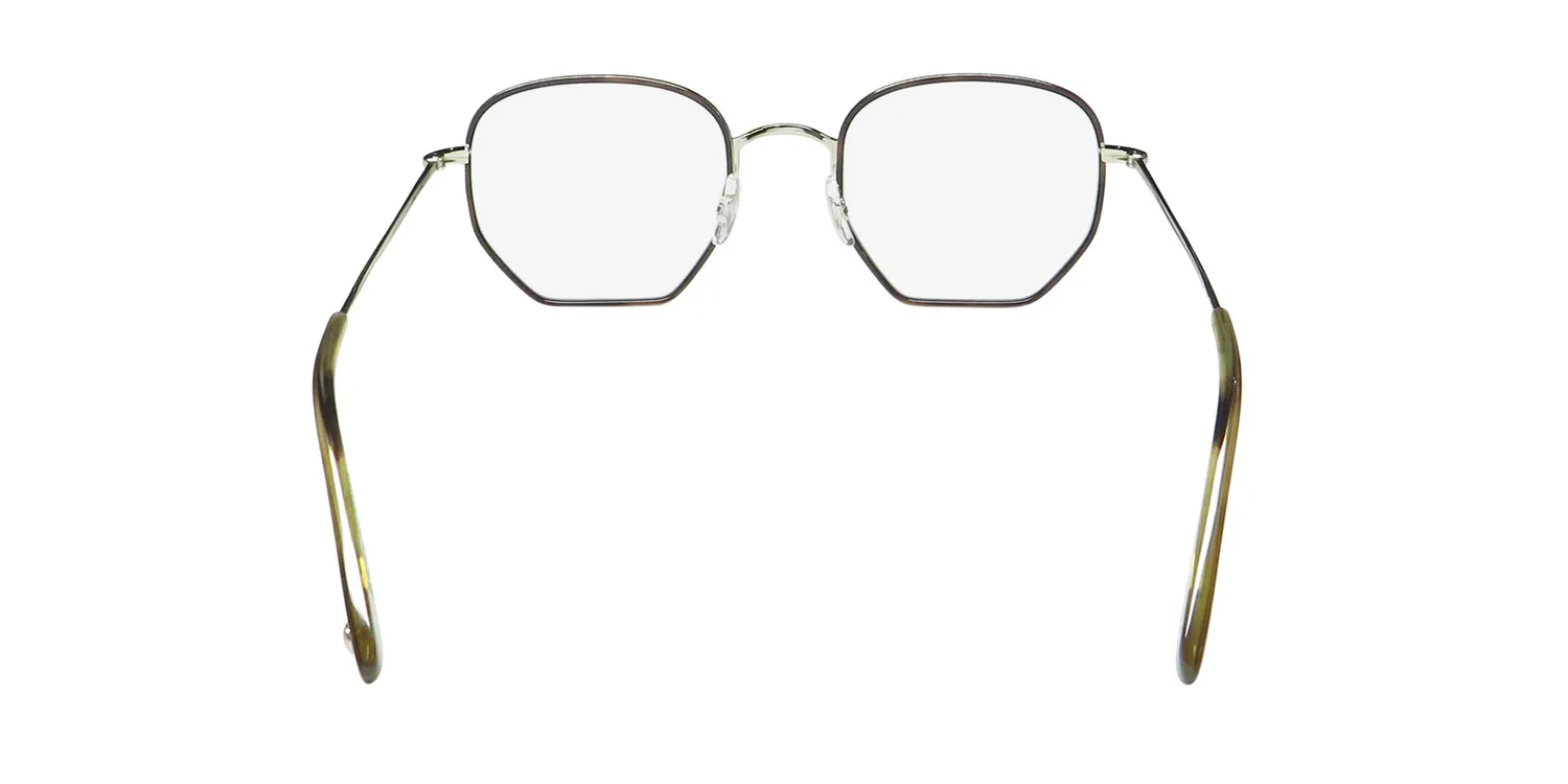 Garrett Leight Woodlawn Blue Light Technology hpto-bs-at Eyeglasses Matte Black 47mm Unisex 5