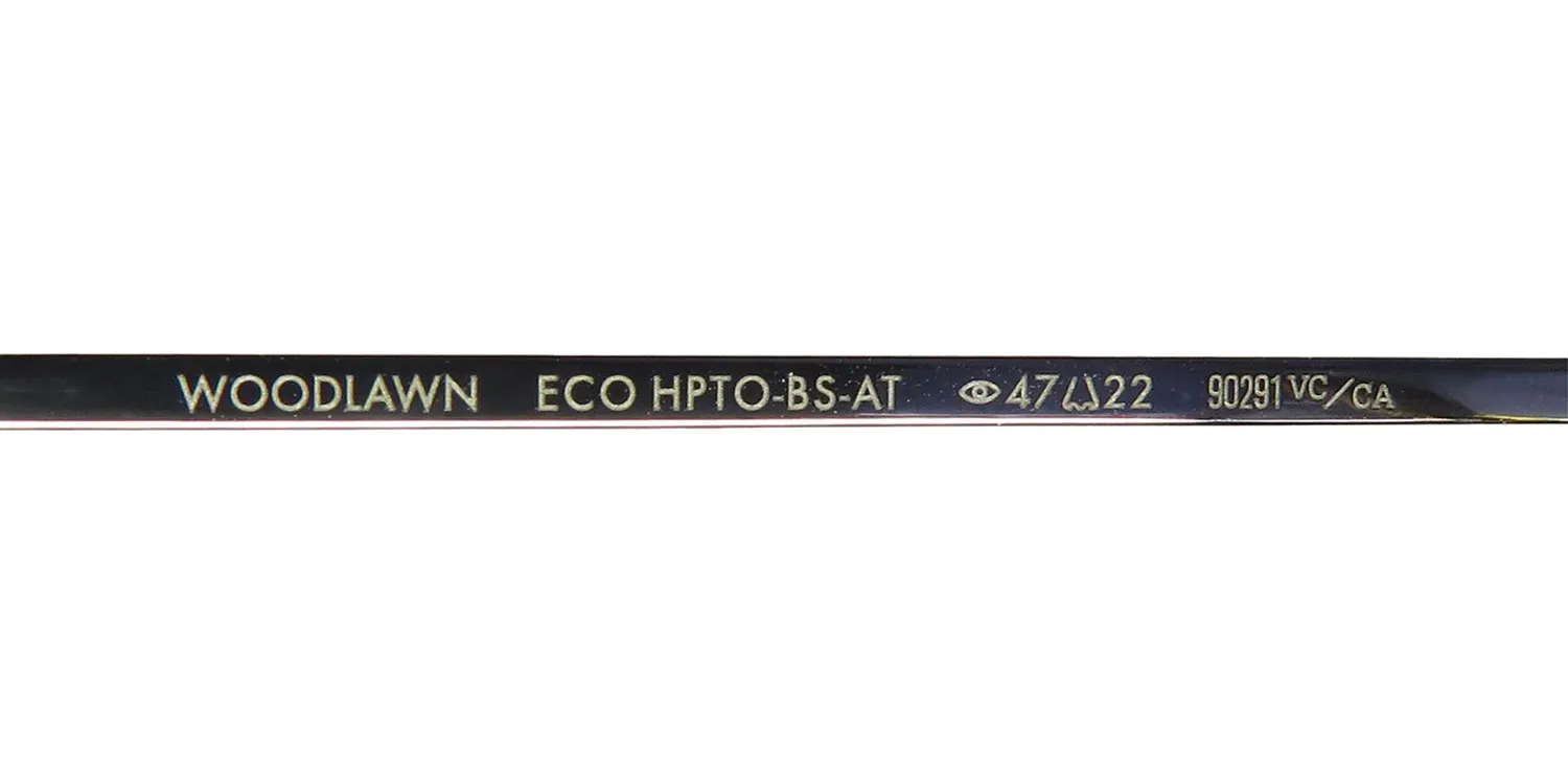 Garrett Leight Woodlawn Blue Light Technology hpto-bs-at Eyeglasses Matte Black 47mm Unisex 8