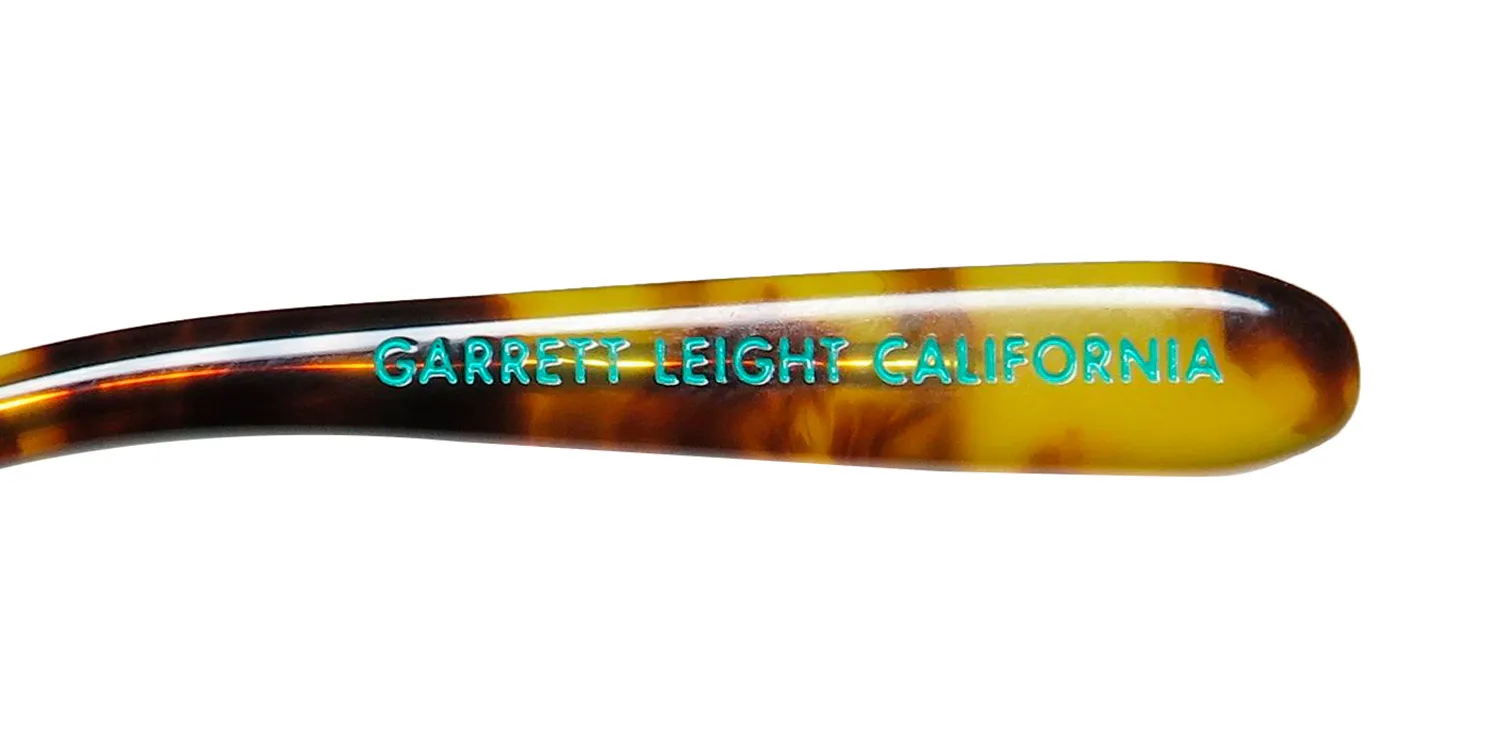 Garrett Leight Woodlawn Blue Light Technology te-g-spt Eyeglasses Tiger Eye 47mm Unisex 7