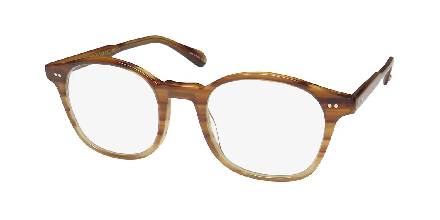 Garrett Leight Riley Blue Light Technology btf Eyeglasses Blonde Tortoise Fade 48mm