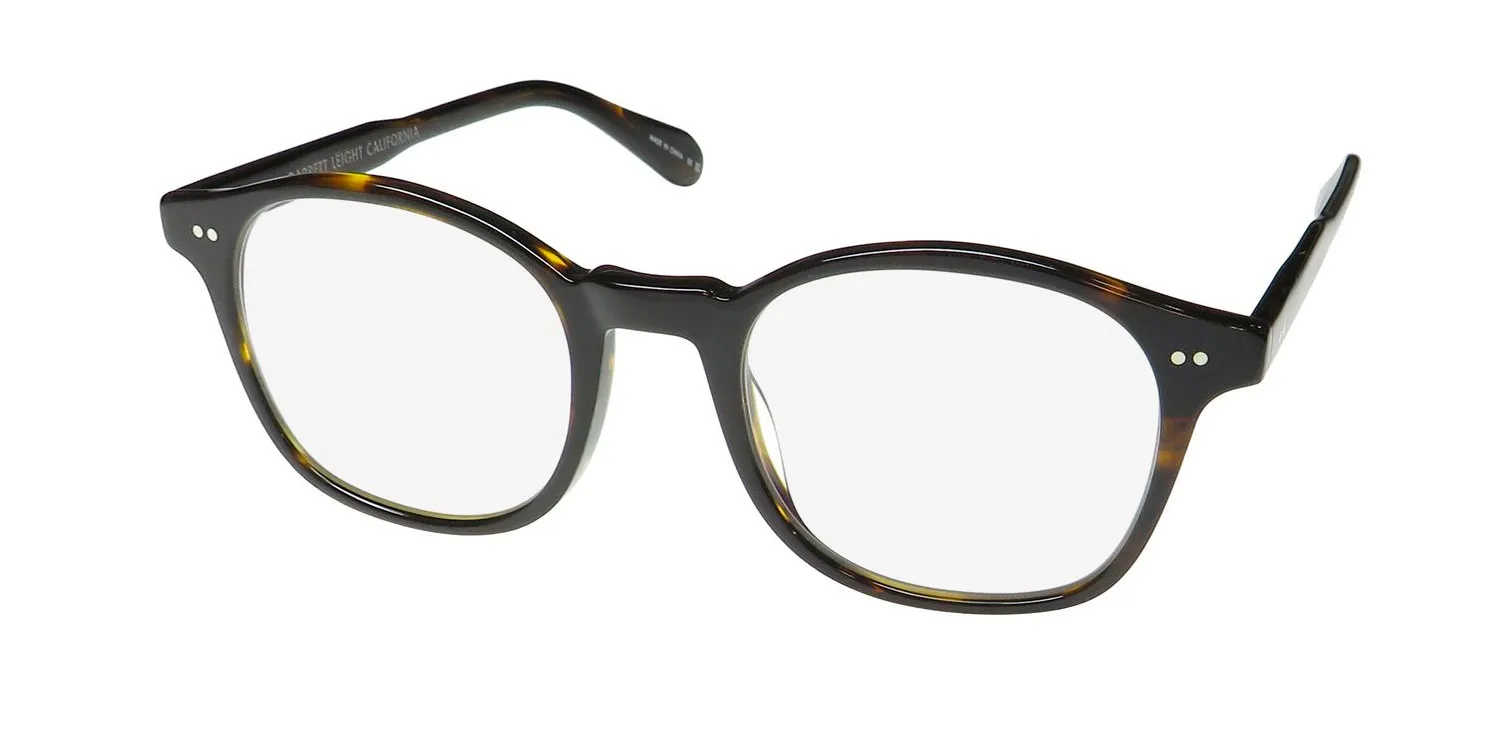 Garrett Leight Riley Blue Light Technology coft Eyeglasses Coffe Tortoise 48mm