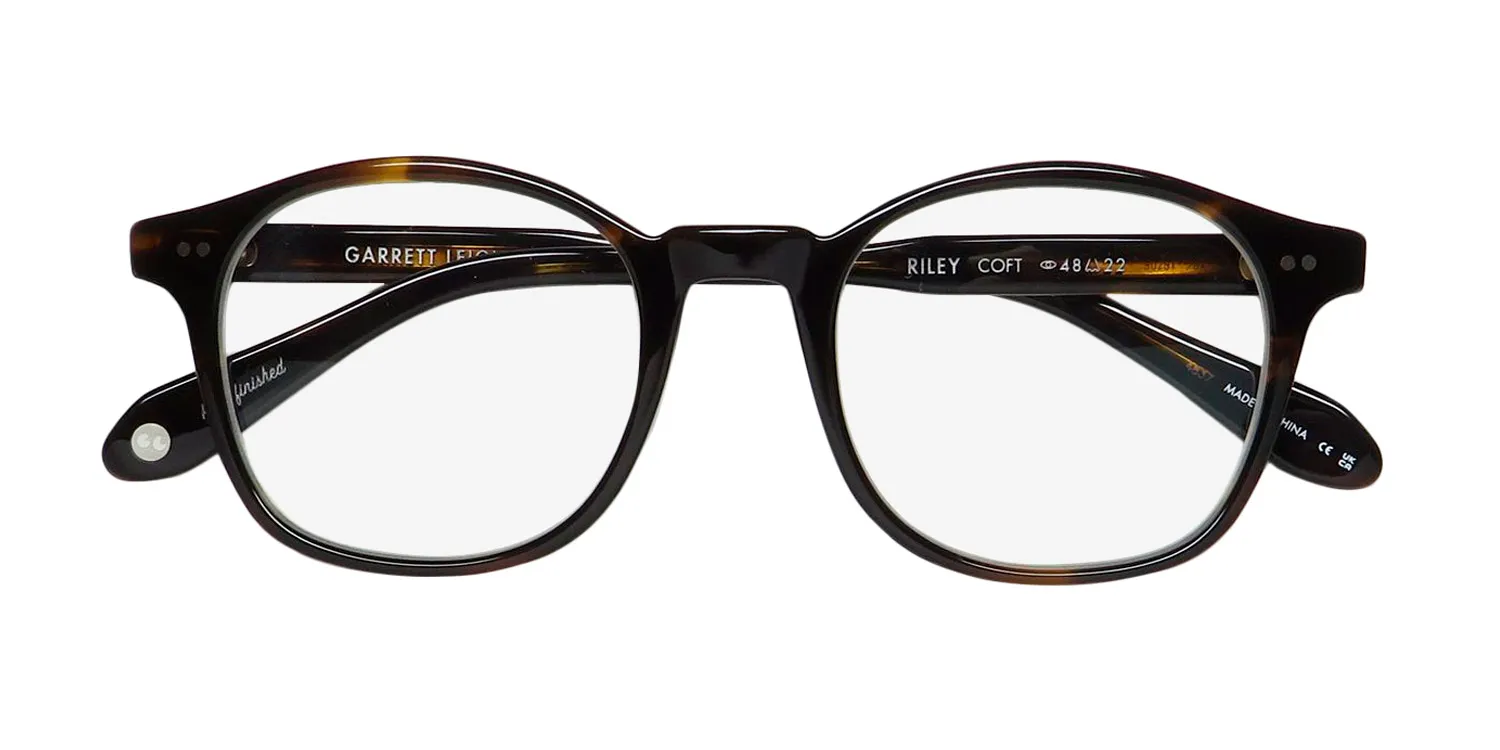 Garrett Leight Riley Blue Light Technology coft Eyeglasses Coffe Tortoise 48mm 2