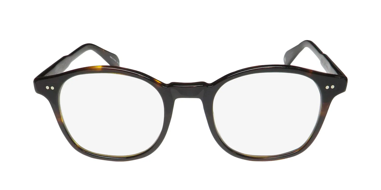 Garrett Leight Riley Blue Light Technology coft Eyeglasses Coffe Tortoise 48mm 3