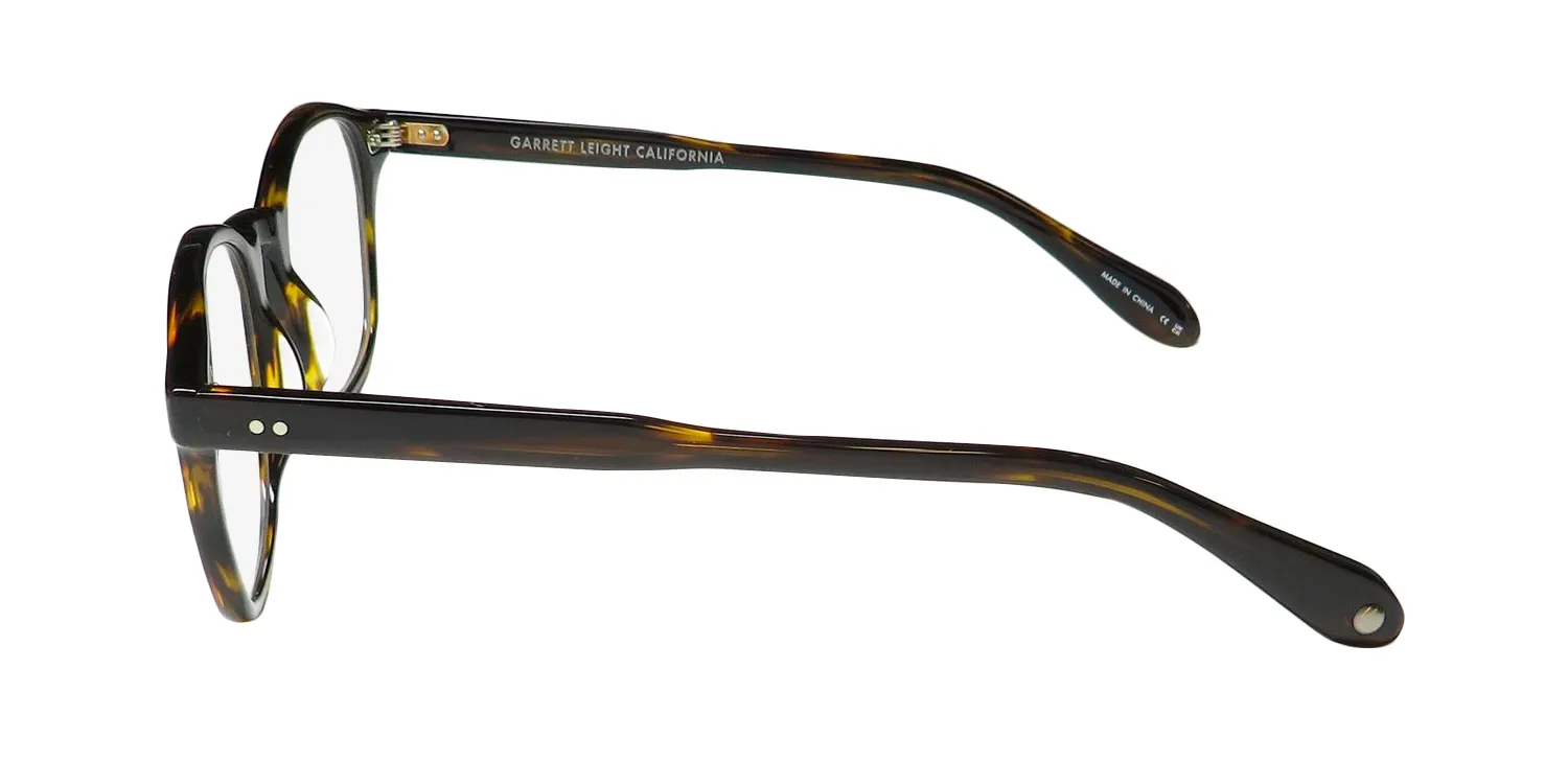 Garrett Leight Riley Blue Light Technology coft Eyeglasses Coffe Tortoise 48mm 4