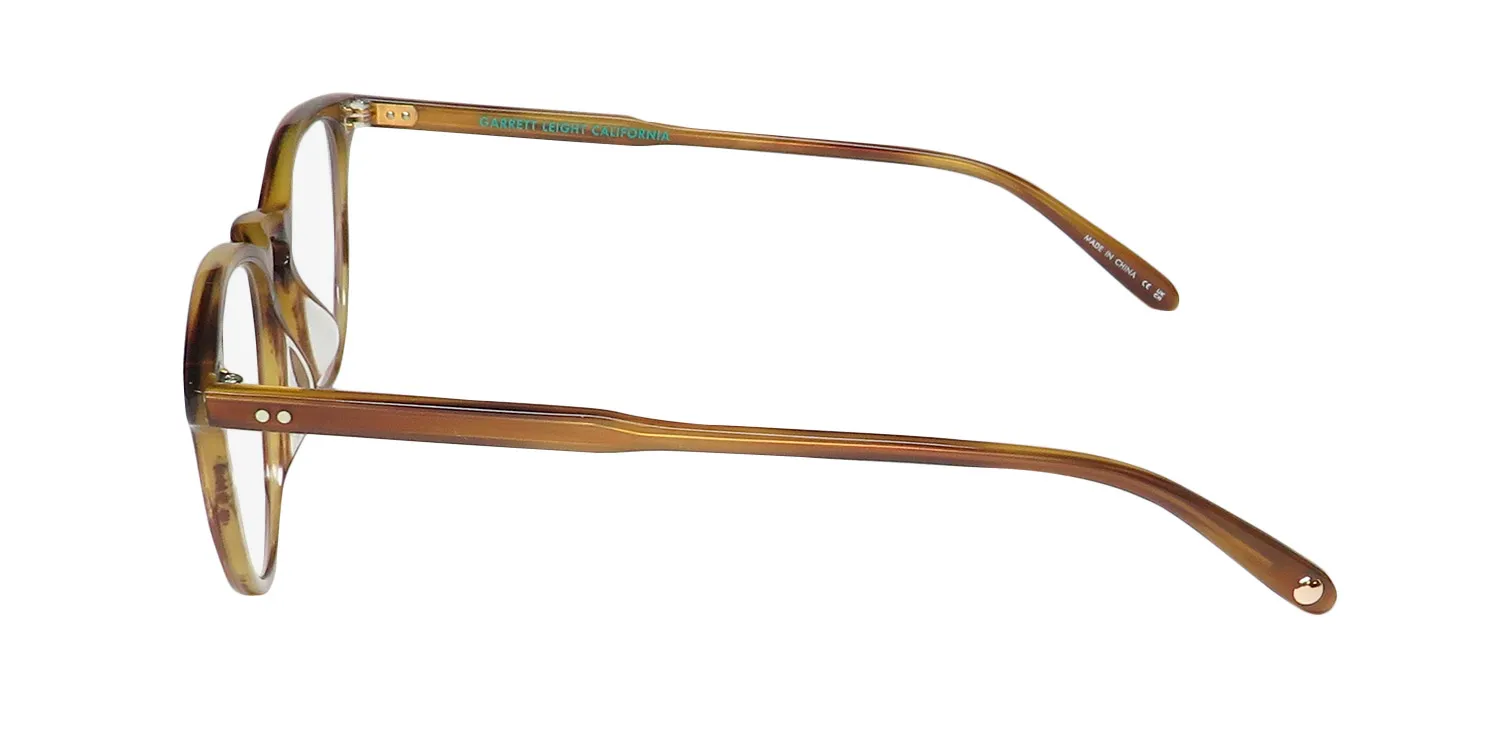Garrett Leight Alice Blue Light Technology bio bto Eyeglasses Blonde Tortoise 47mm 4