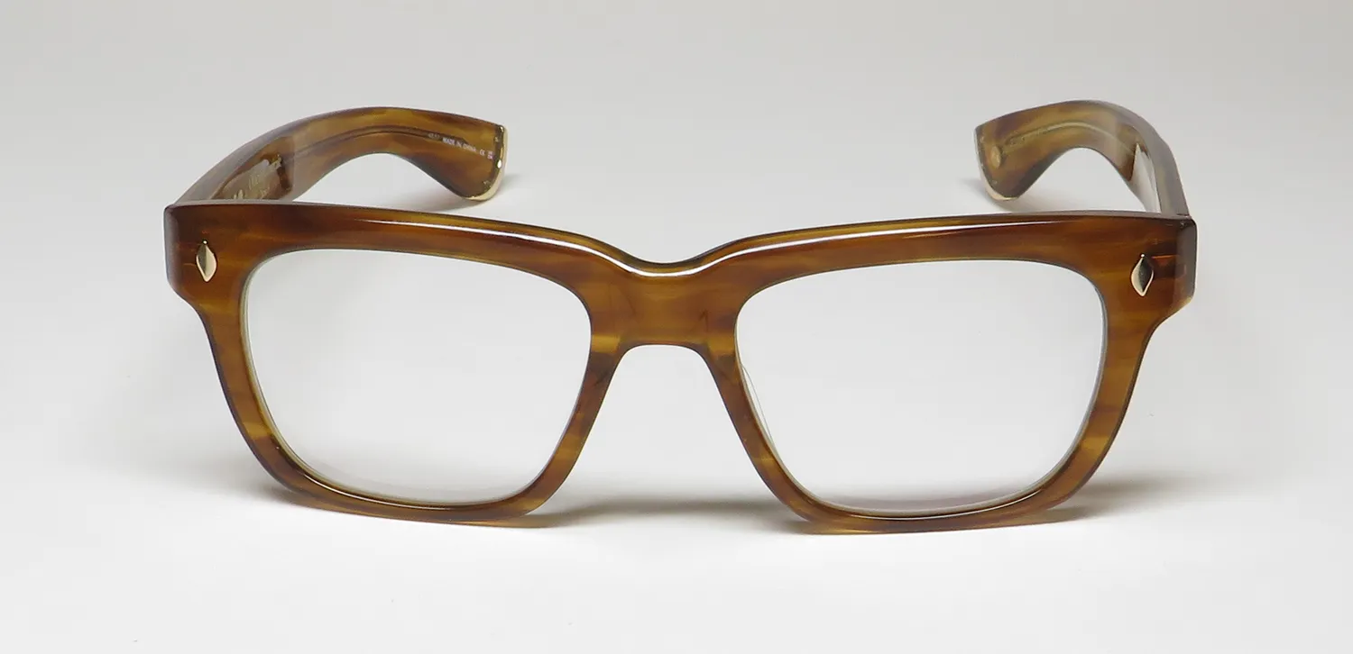 Garrett Leight Glco X Officine Generale Blue Light Technology db Eyeglasses Brown Havana 50mm 3