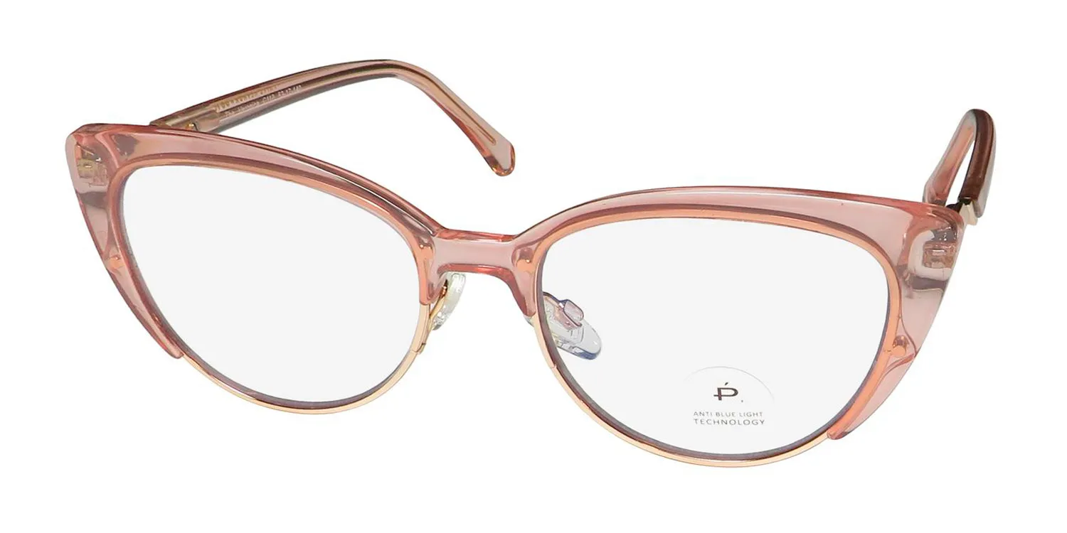 Prive Revaux The Veronica Blue Light Technology c110 Eyeglasses Cantaloupe 53mm Women