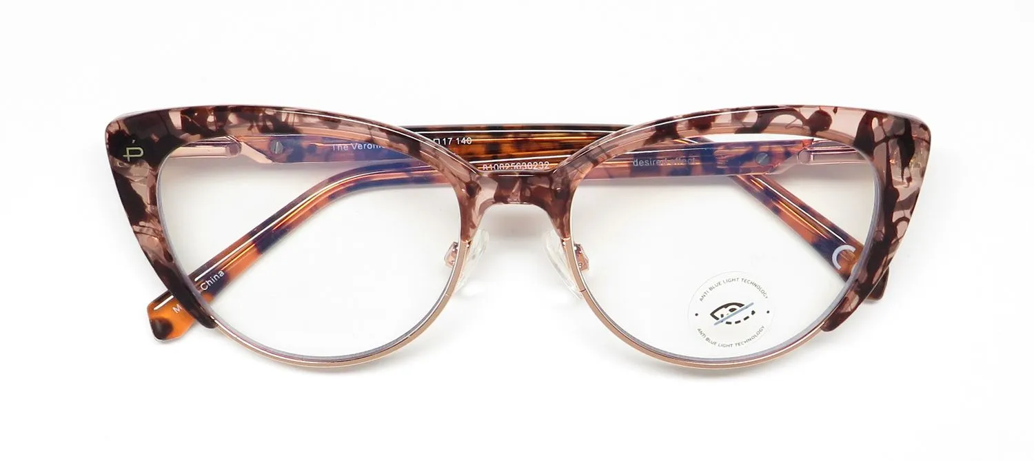 Prive Revaux The Veronica Blue Light Technology c70 Eyeglasses Rose Tortoise 53mm Women 2