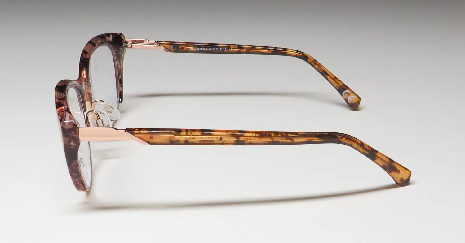 Prive Revaux The Veronica Blue Light Technology c70 Eyeglasses Rose Tortoise 53mm Women 4