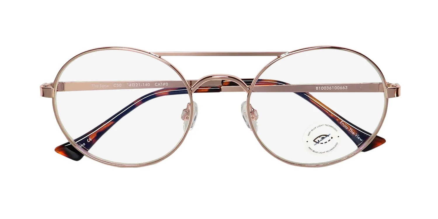 Prive Revaux The Jane Blue Light Technology c50 Eyeglasses Rosegold 54mm Unisex 2