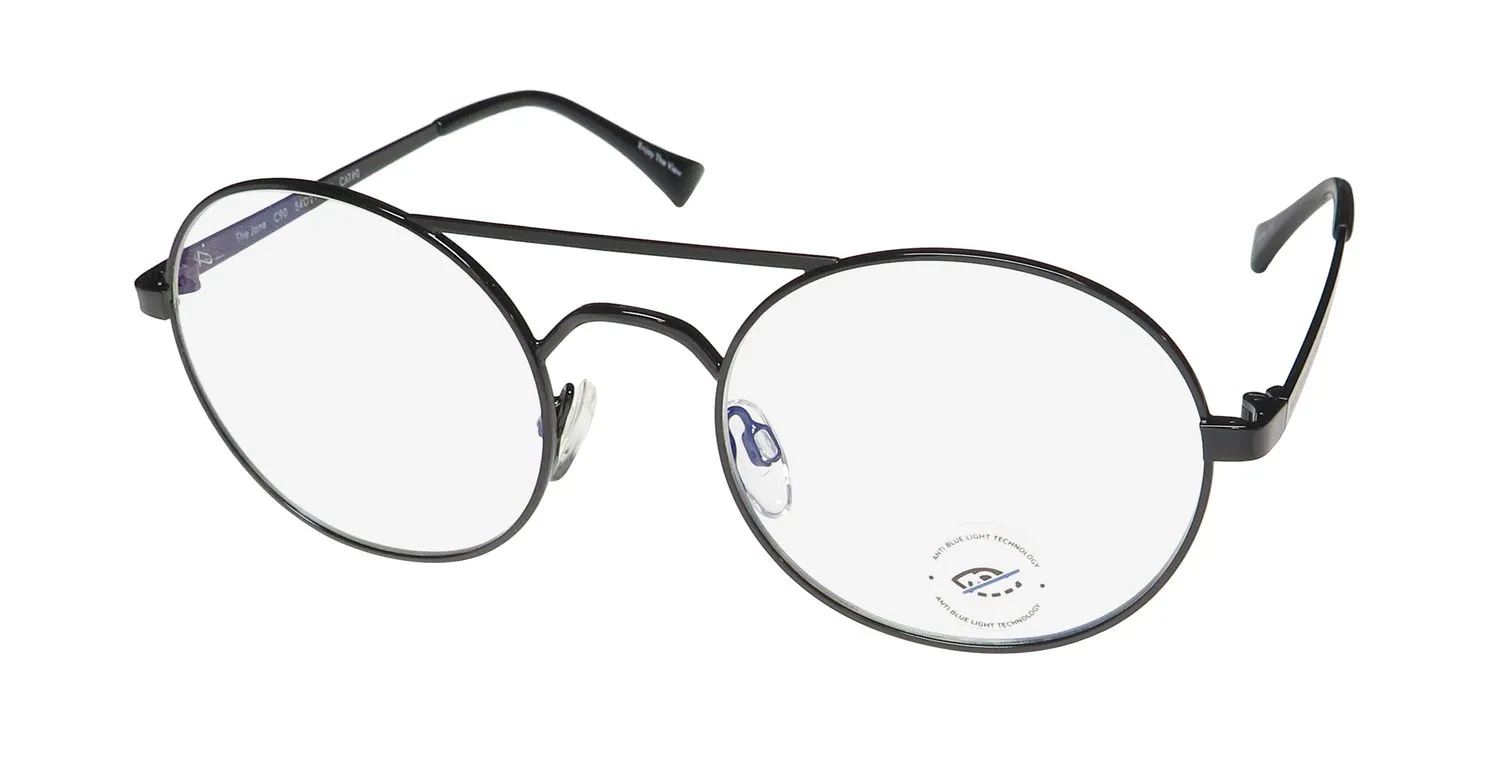Prive Revaux The Jane Blue Light Technology c90 Eyeglasses Caviar Black 54mm Unisex