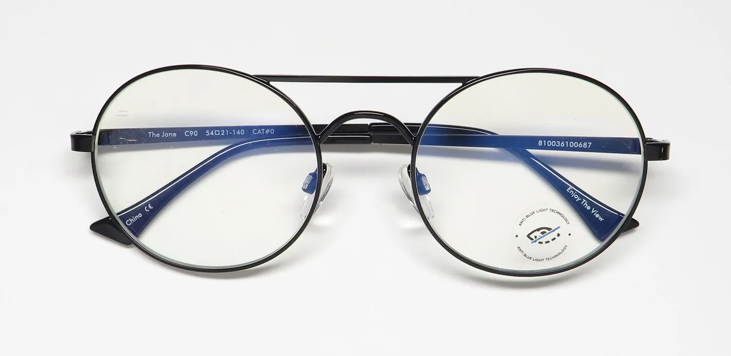 Prive Revaux The Jane Blue Light Technology c90 Eyeglasses Caviar Black 54mm Unisex 2