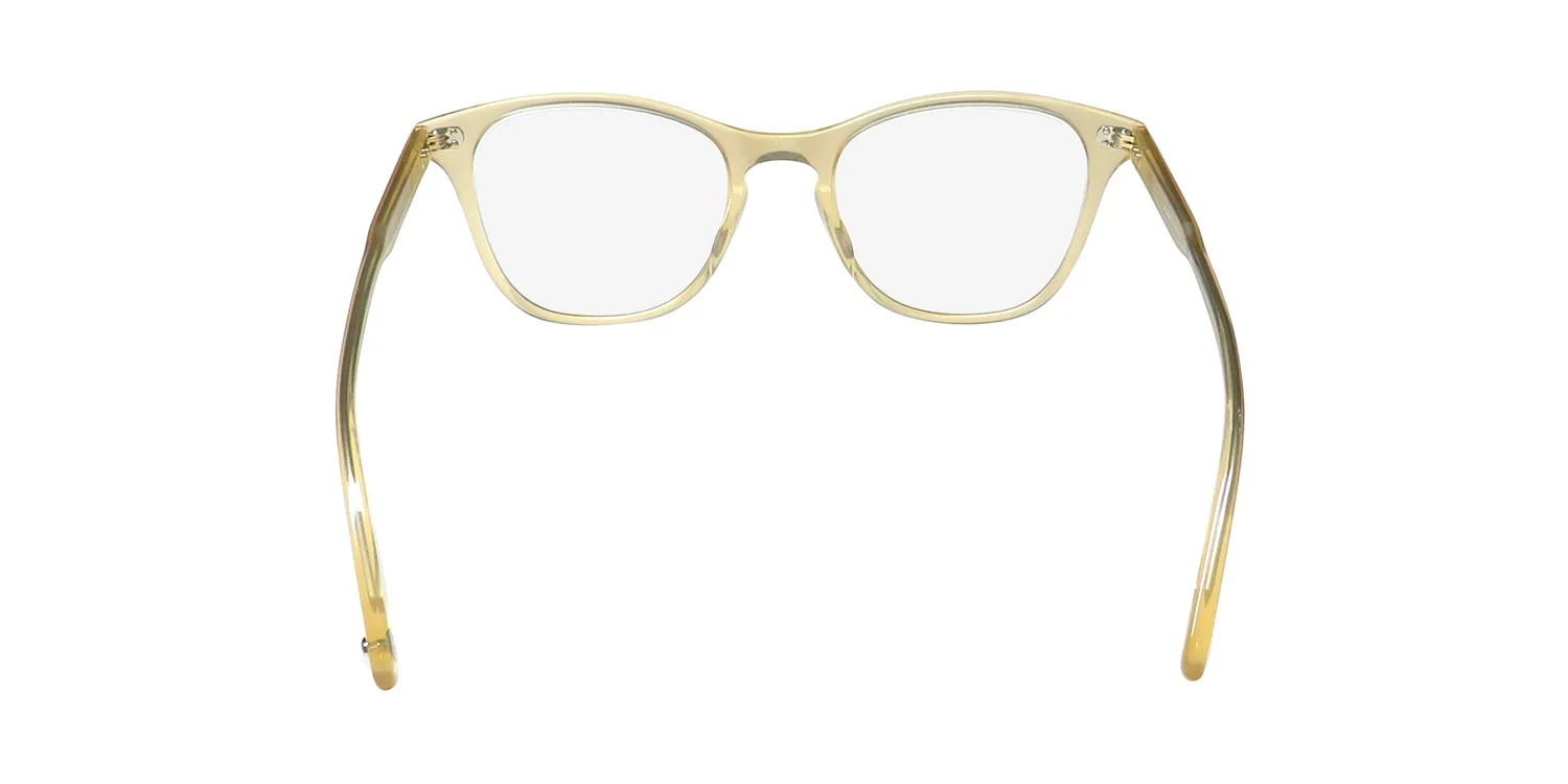 Garrett Leight Vienna Blue Light Technology b Eyeglasses Caramel Crystal 48mm 5