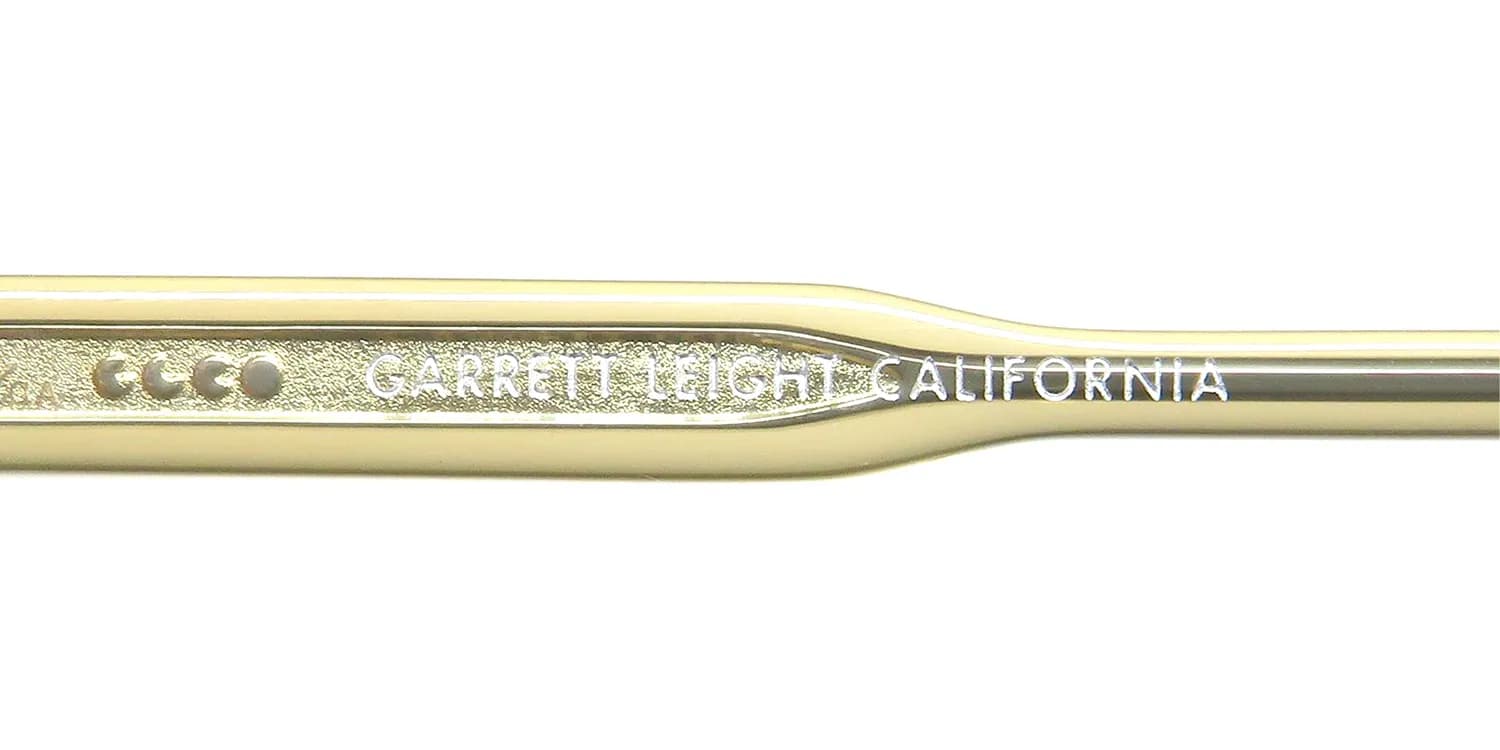 Garrett Leight Vienna Blue Light Technology b Eyeglasses Caramel Crystal 48mm 7