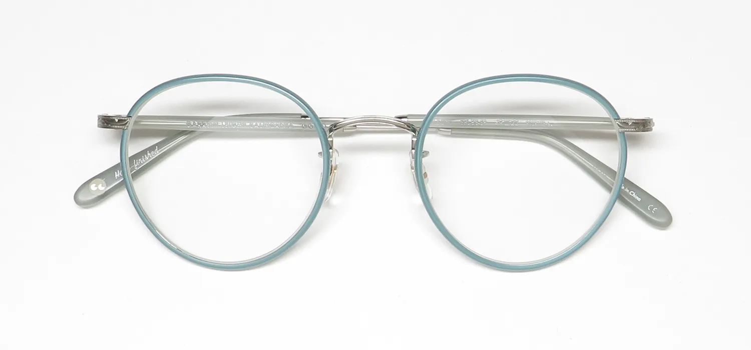 Garrett Leight Wilson Blue Light Technology spl-bs-sf Eyeglasses Sage Pearl 49mm 2