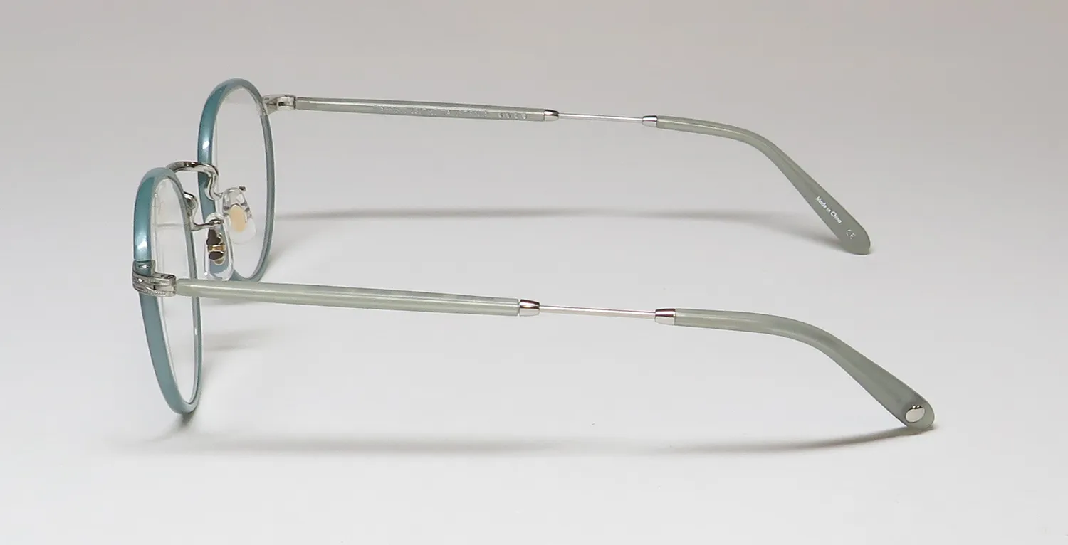 Garrett Leight Wilson Blue Light Technology spl-bs-sf Eyeglasses Sage Pearl 49mm 4