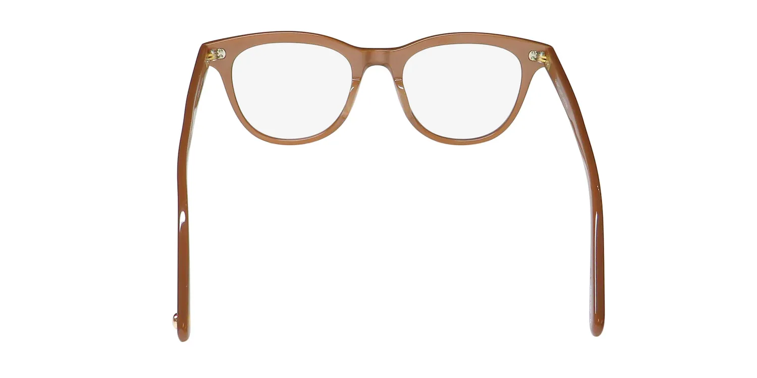 Garrett Leight Loyola Blue Light Technology ti Eyeglasses Tiramisu 47mm Unisex 5