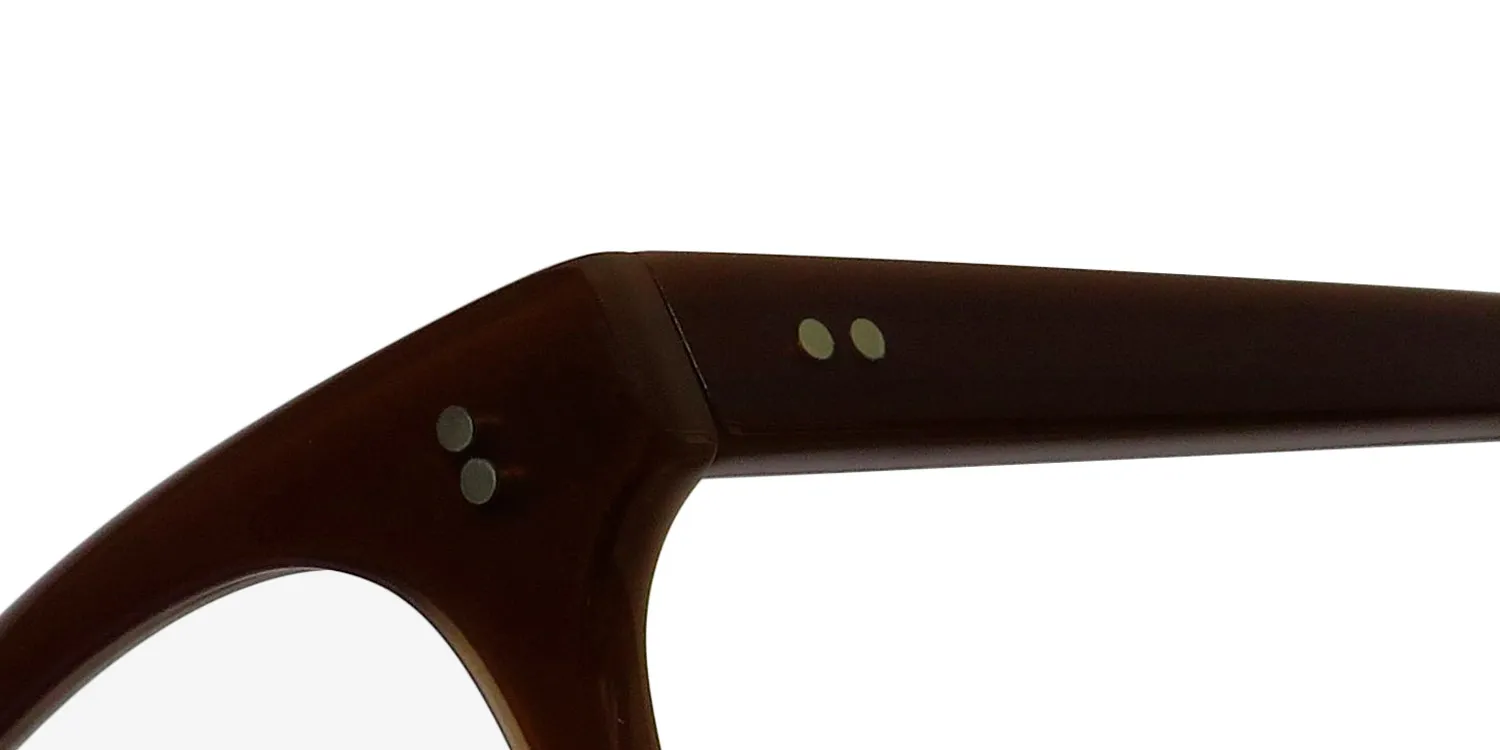 Garrett Leight Loyola Blue Light Technology ti Eyeglasses Tiramisu 47mm Unisex 6