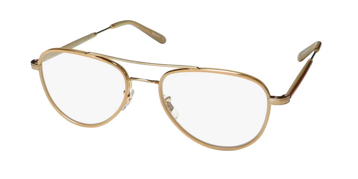 Garrett Leight Linnie Blue Light Technology plbge-mg Eyeglasses Pearl Beige 51mm Unisex
