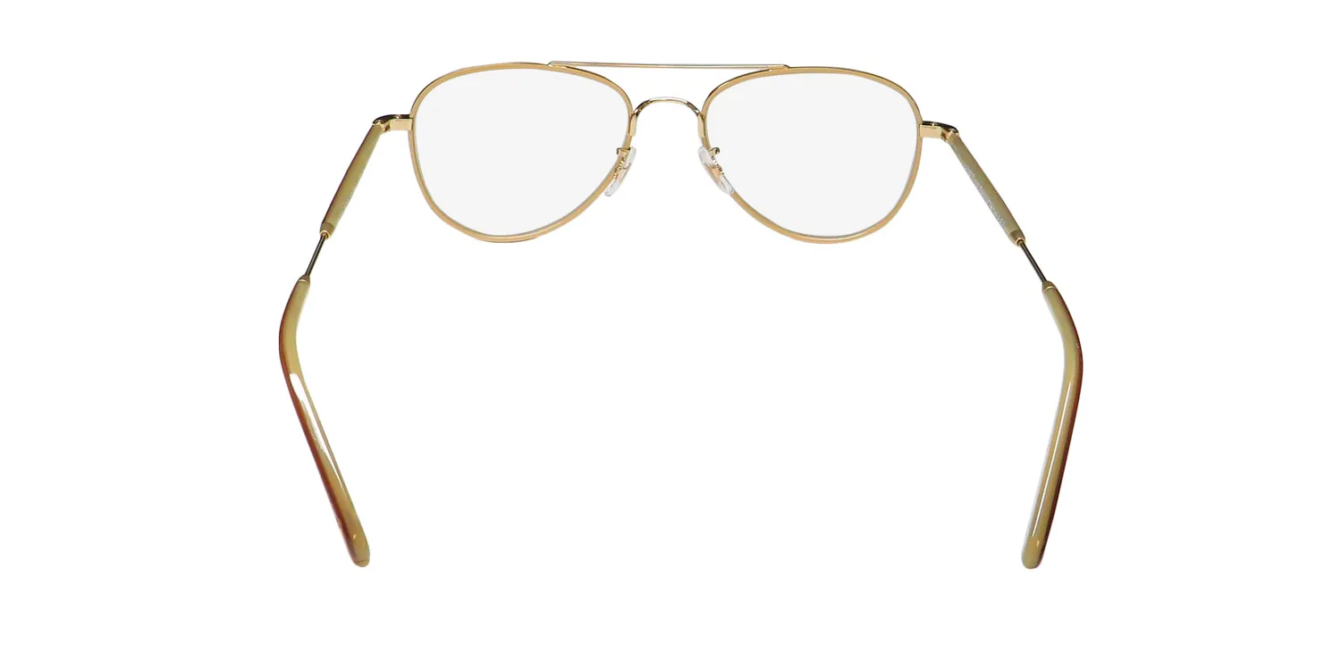 Garrett Leight Linnie Blue Light Technology plbge-mg Eyeglasses Pearl Beige 51mm Unisex 5