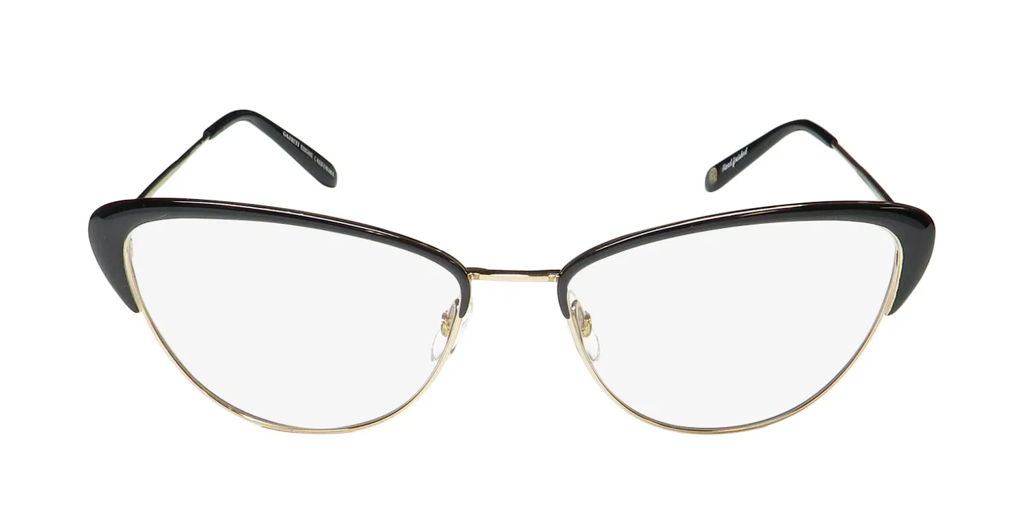 Garrett Leight Vista Blue Light Technology g-bk Eyeglasses Gold 53mm 3