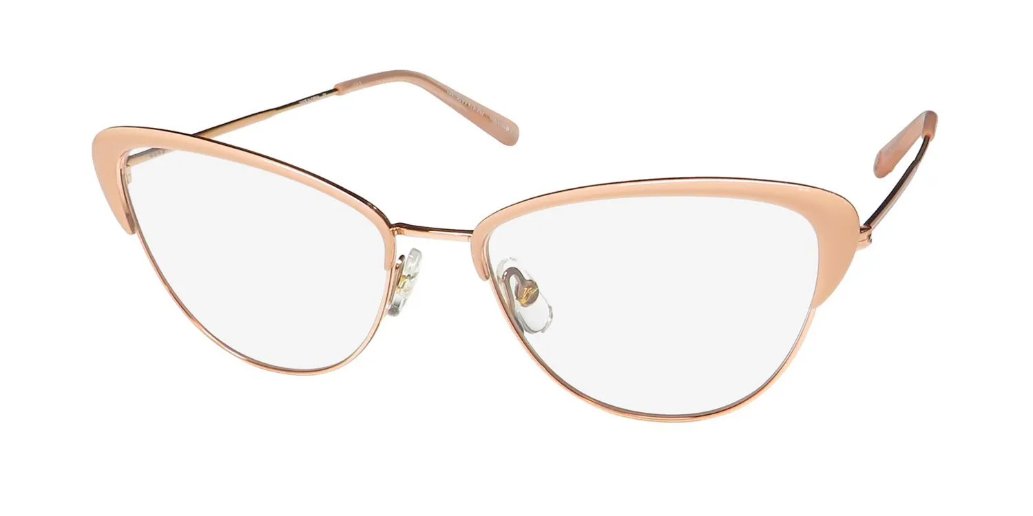 Garrett Leight Vista Blue Light Technology rg-pbl Eyeglasses Rose Gold 53mm
