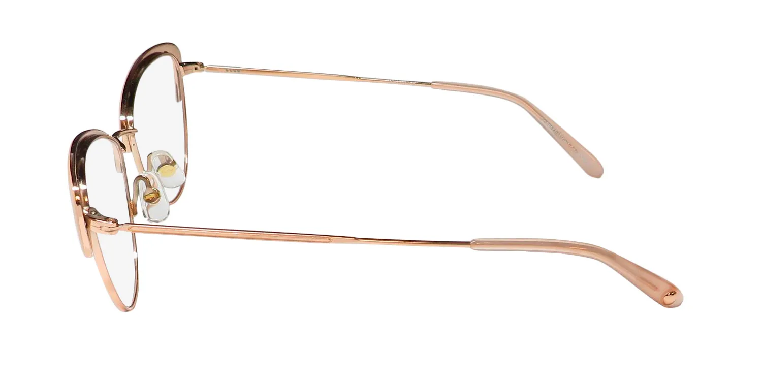 Garrett Leight Vista Blue Light Technology rg-pbl Eyeglasses Rose Gold 53mm 4
