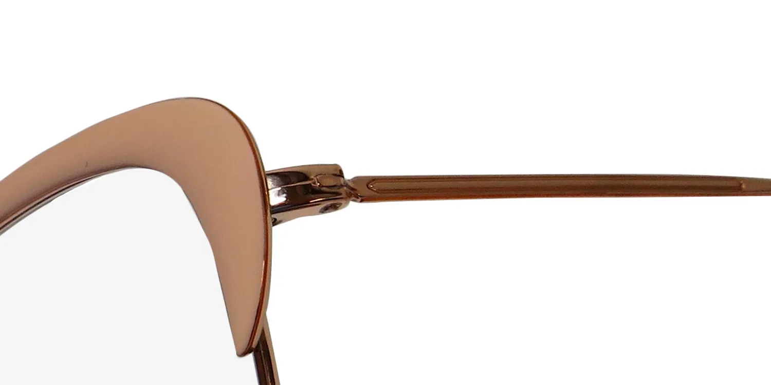 Garrett Leight Vista Blue Light Technology rg-pbl Eyeglasses Rose Gold 53mm 6