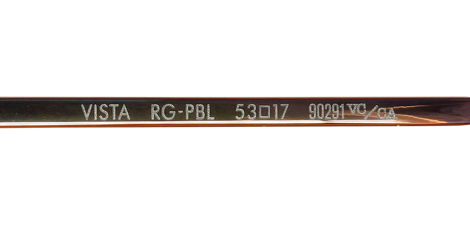 Garrett Leight Vista Blue Light Technology rg-pbl Eyeglasses Rose Gold 53mm 8