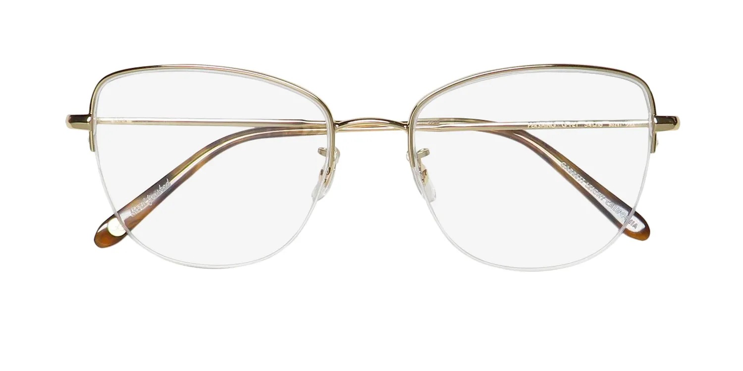 Garrett Leight Pershing Blue Light Technology g-fet Eyeglasses Gold 54mm 2