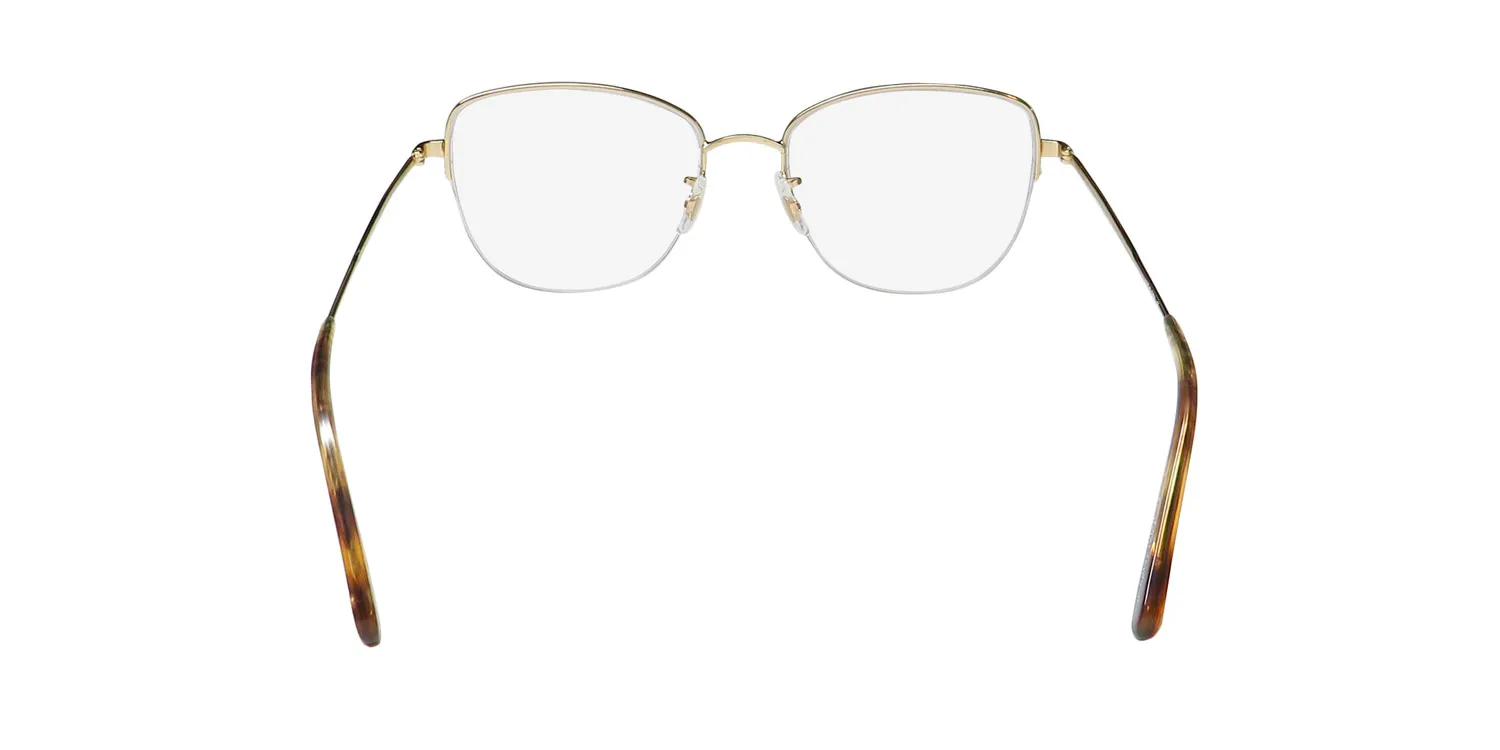 Garrett Leight Pershing Blue Light Technology g-fet Eyeglasses Gold 54mm 5