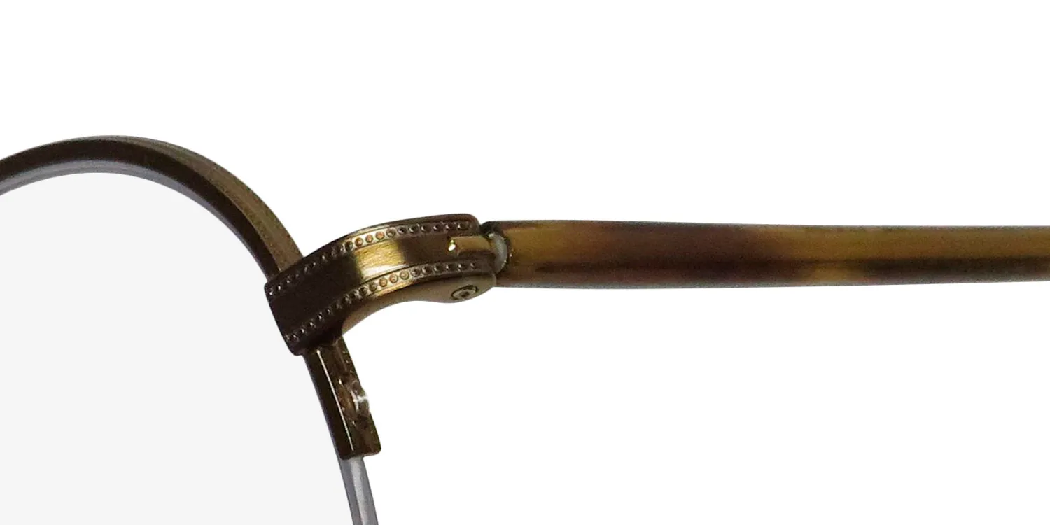 Garrett Leight Manchester Blue Light Technology bg-fet Eyeglasses Brushed Gold 48mm Unisex 6