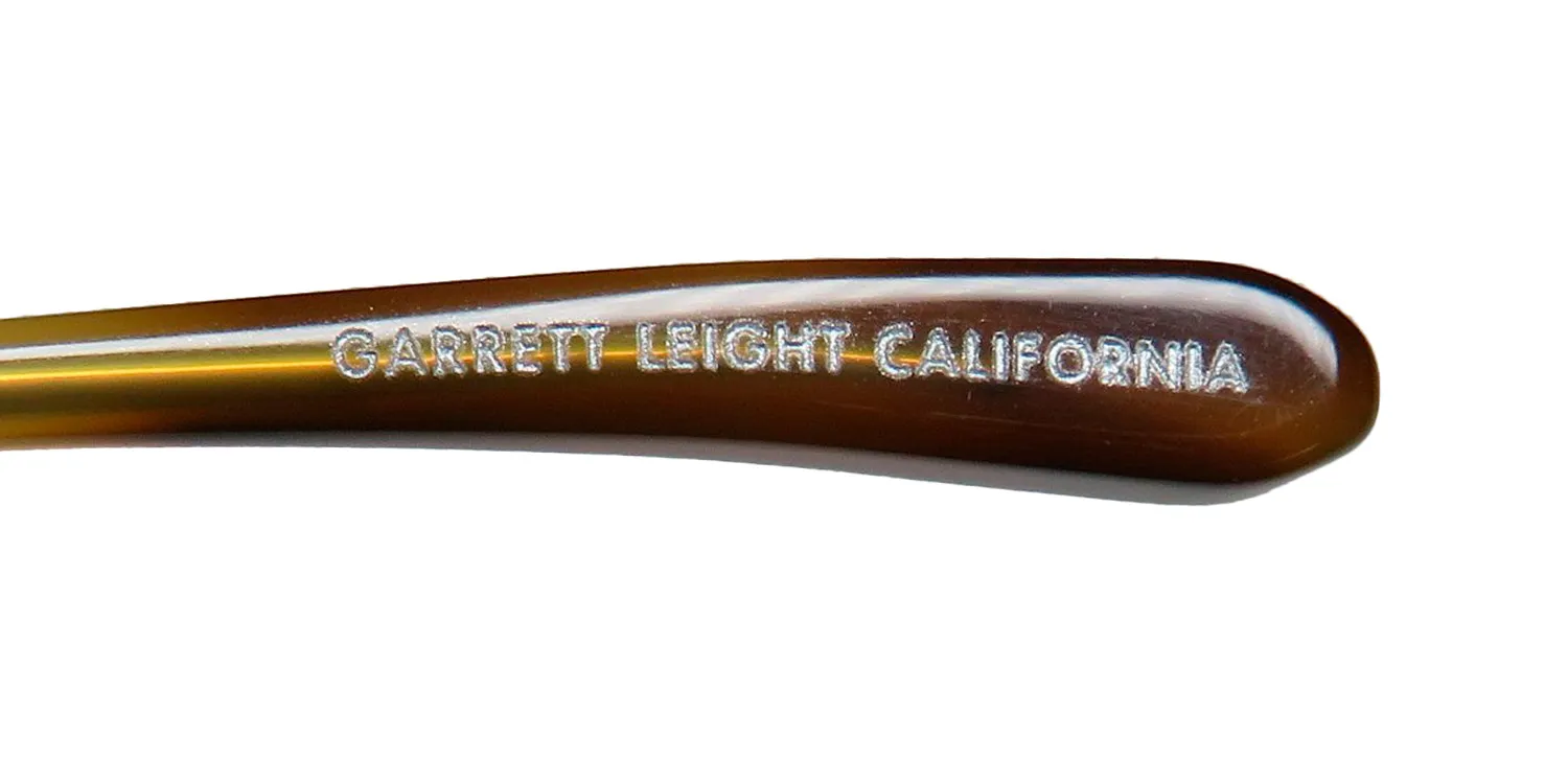 Garrett Leight Preston Blue Light Technology mgt-g-td Eyeglasses Marigold Tortoise 48mm Unisex 7