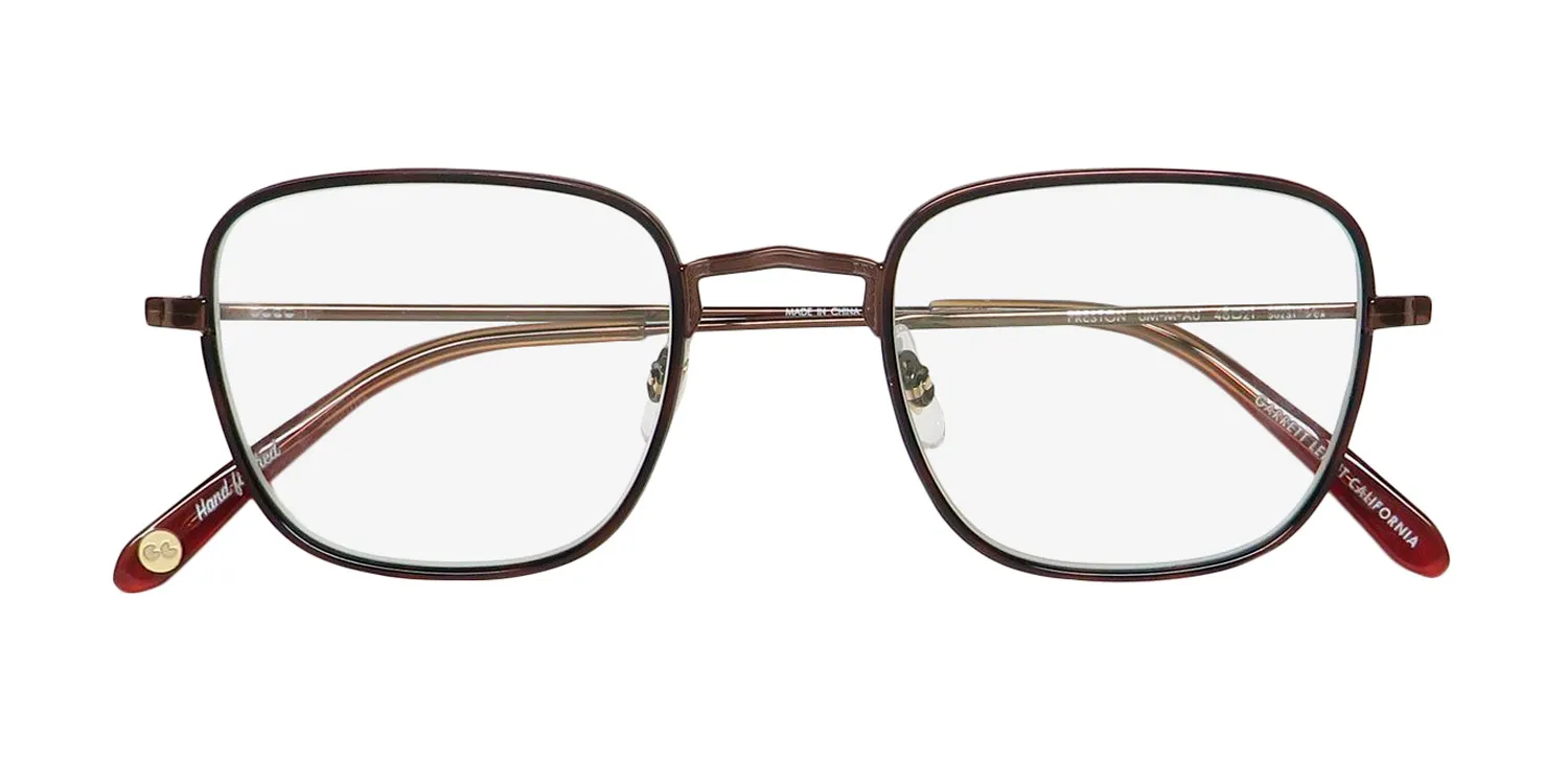 Garrett Leight Preston Blue Light Technology um-m-au Eyeglasses Umber 48mm Unisex 2