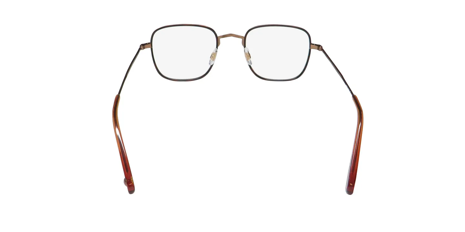 Garrett Leight Preston Blue Light Technology um-m-au Eyeglasses Umber 48mm Unisex 5