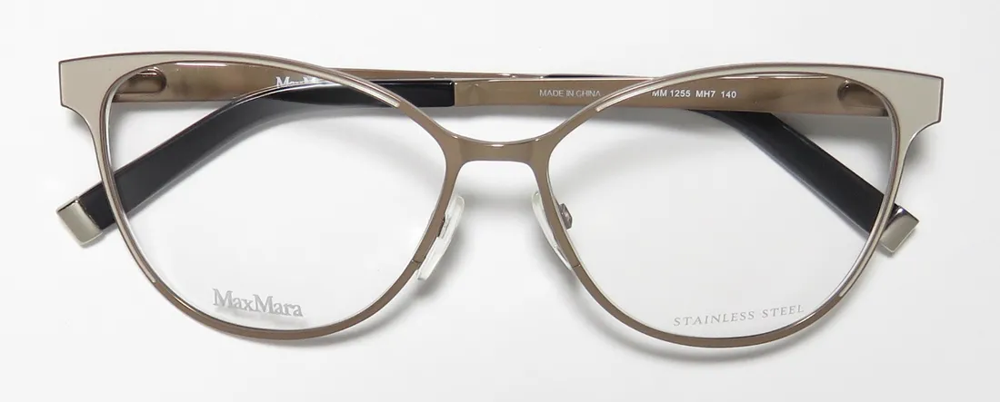 Max Mara 1255 mh7 Eyeglasses Sand Ivory 55mm 2
