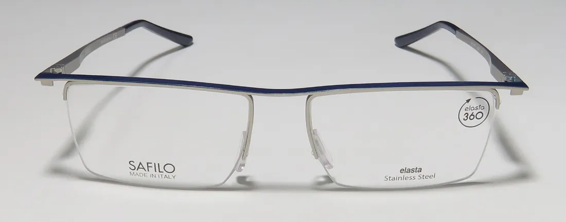 Safilo Elasta 1071 gzw Eyeglasses Blue 52mm Unisex 3