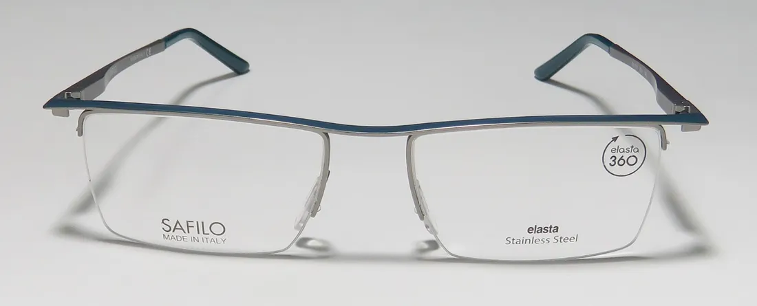 Safilo Elasta 1071 zby Eyeglasses Blue 52mm Unisex 3