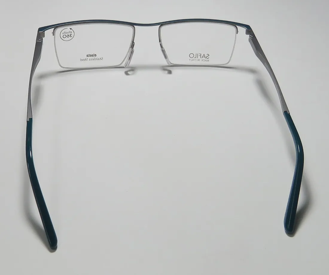 Safilo Elasta 1071 zby Eyeglasses Blue 52mm Unisex 5