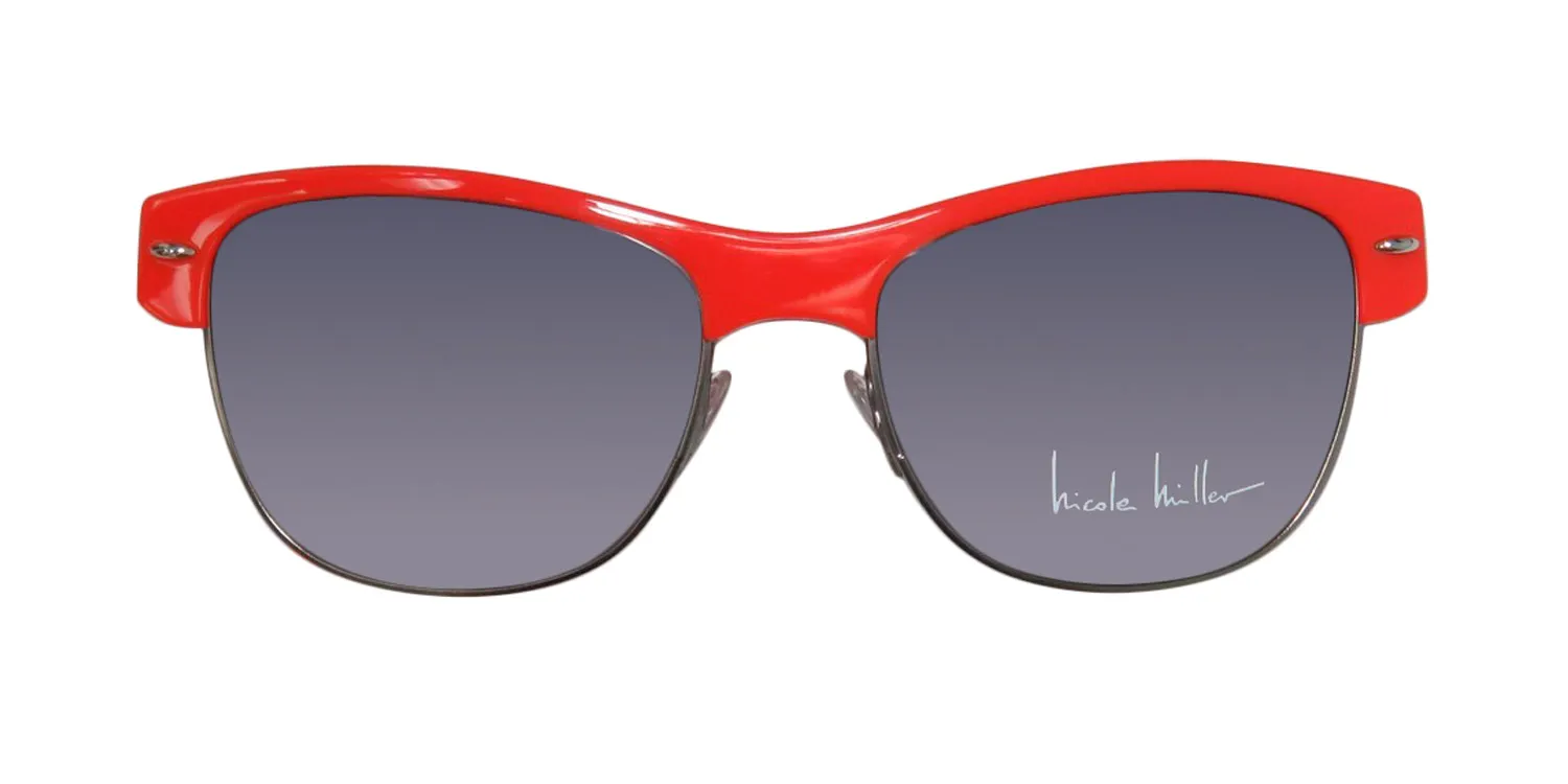 Nicole Miller Rector c02 Sunglasses Coral 55mm 2
