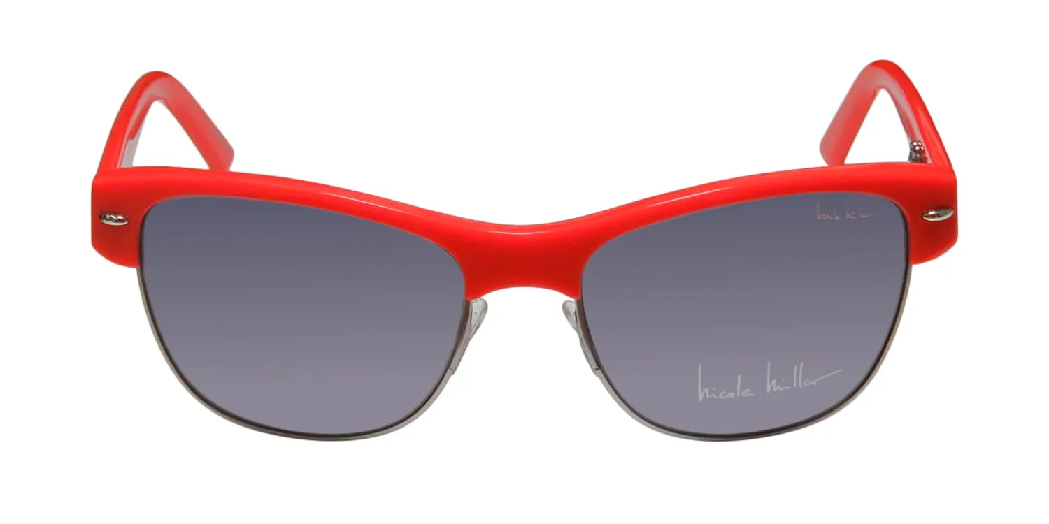 Nicole Miller Rector c02 Sunglasses Coral 55mm 3