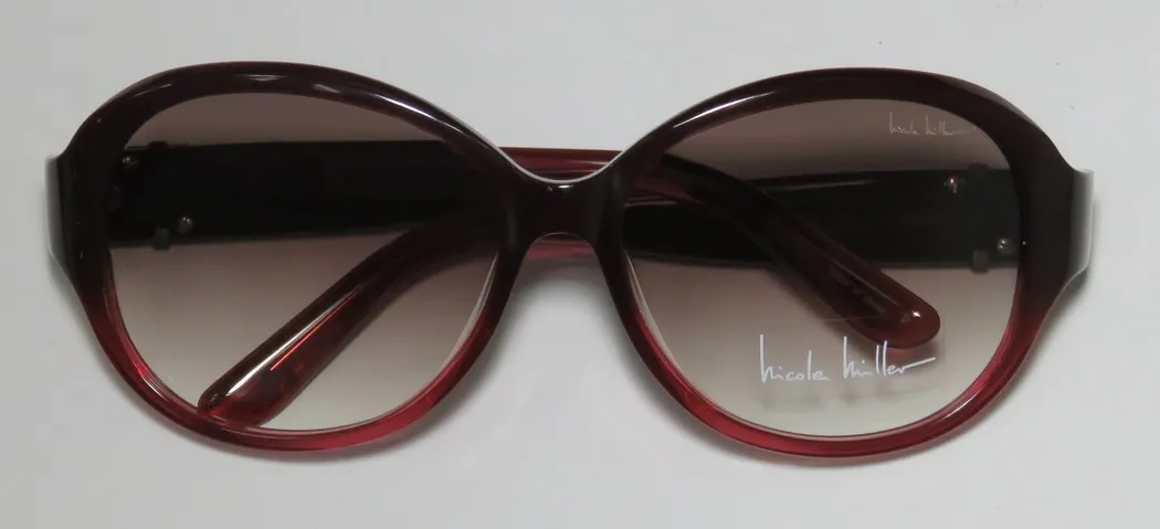 Nicole Miller Madison c03 Sunglasses Raspberry 58mm 2