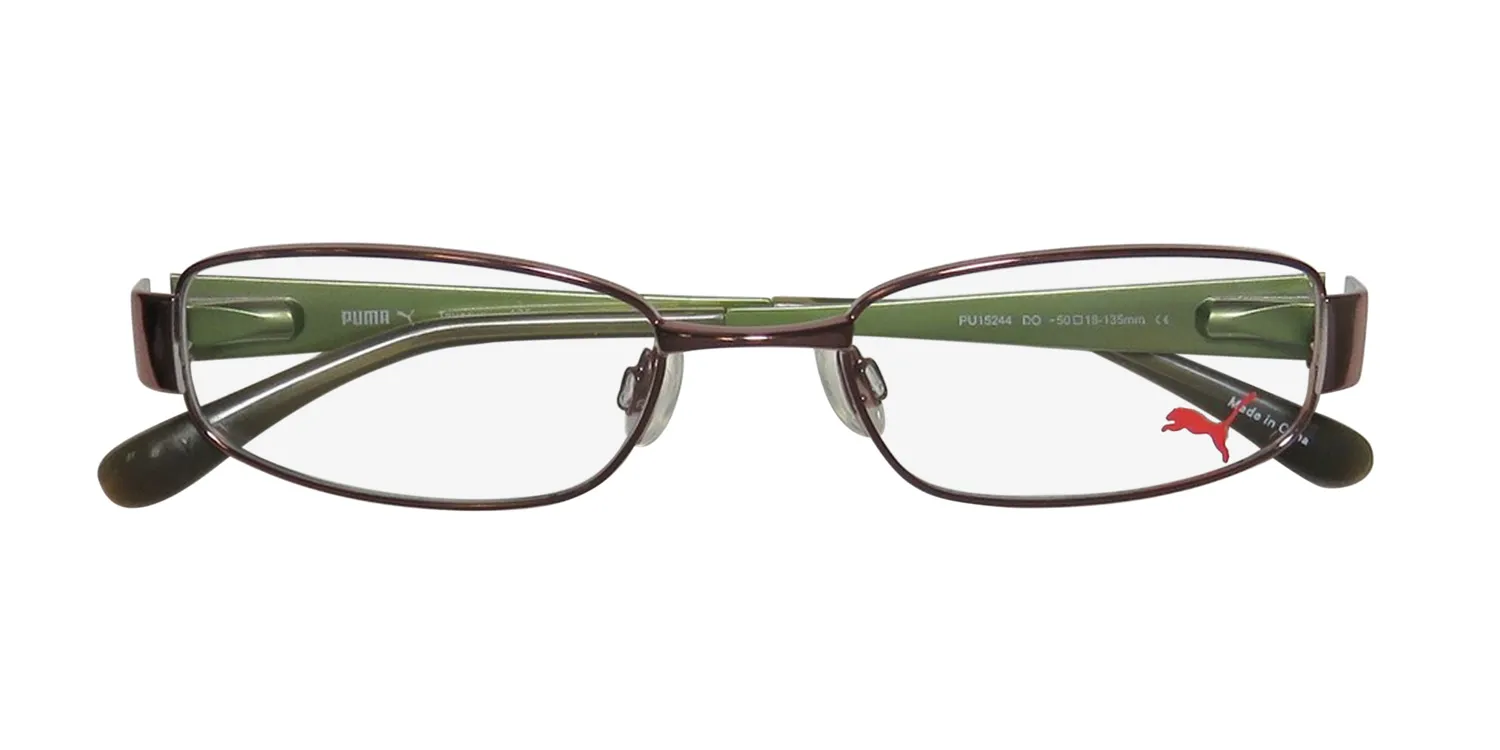 Puma 15244 Tavarua do Eyeglasses Rose Brown 50mm Unisex 2