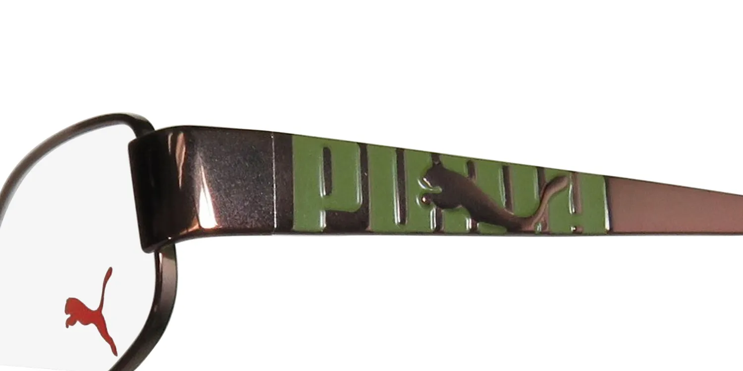 Puma 15244 Tavarua do Eyeglasses Rose Brown 50mm Unisex 6